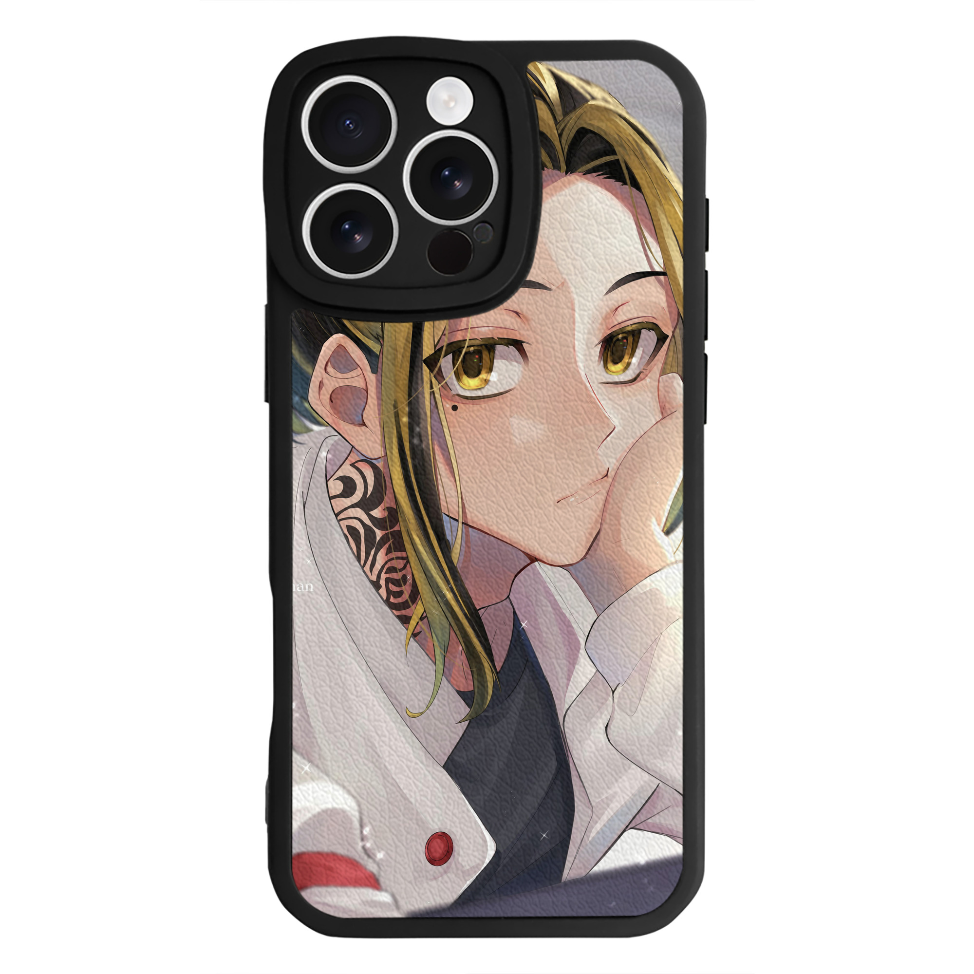 （画像用） 東京リベンジャーズ Tokyo Revengers 【iPhone 16シリーズ対応】シリコンスマホケース（レザー調） 材質：シリコン